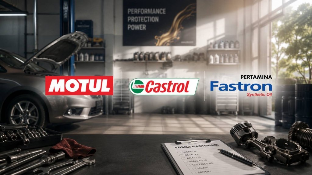 Motul, Castrol, dan Pertamina Fastron Masuk Daftar Master Brand Passenger Car Lubricants
