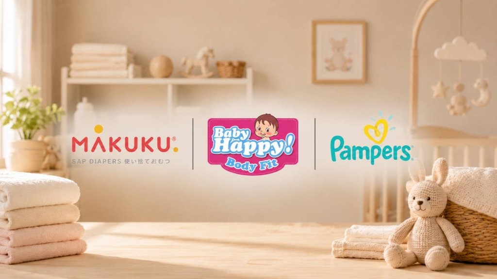 Makuku, Baby Happy, dan Pampers Menjadi Master Brand di Kategori Baby Diapers