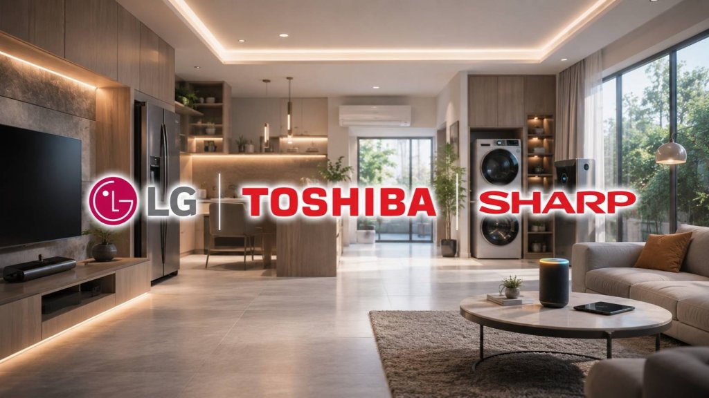 LG, Toshiba, dan Sharp Menjadi Master Brand di Kategori Global Home Electronics
