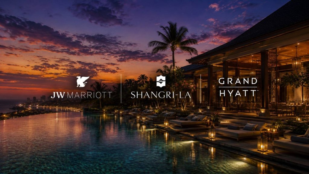 JW Marriott, Shangri-La dan Grand Hyatt Menjadi Master Brand di Kategori 5-Star Hotels